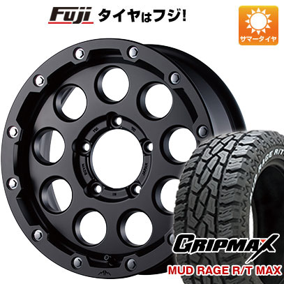 【新品】ジムニーシエラ 夏タイヤ ホイール4本セット 225/70R16 グリップマックス マッドレイジR/T MAX RWL(限定) ギャルソン マルビーレ マッドラン 16インチ :fuji 16701 116075 33239 33239:フジ スペシャルセレクション