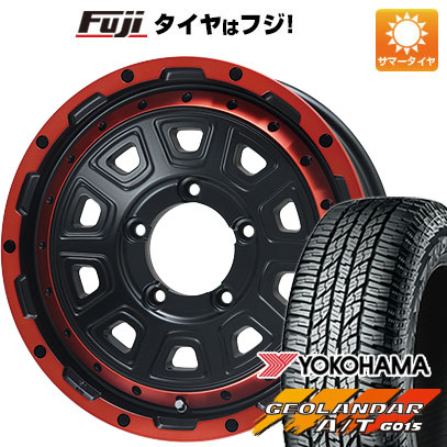 【新品】ジムニーシエラ 夏タイヤ ホイール4本セット 215/75R15 ヨコハマ ジオランダー A/T G015 OWL/RBL レアマイスター LMG DS 10 15インチ :fuji 21161 115626 22888 22888:フジ スペシャルセレクション