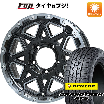 【新品】ジムニーシエラ 夏タイヤ ホイール4本セット 225/70R16 ダンロップ グラントレック AT5 レアマイスター LMG モンタグナ 16インチ :fuji 16701 120445 32867 32867:フジ スペシャルセレクション