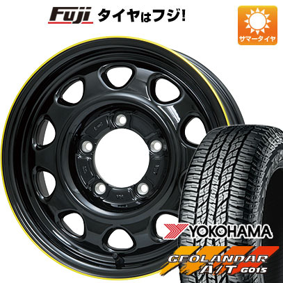 【新品】ジムニー 夏タイヤ ホイール4本セット 215/85R16 ヨコハマ ジオランダー A/T G015 OWL/RBL レアマイスター LMG OFF STYLE 16インチ :fuji 16701 120563 22885 22885:フジ スペシャルセレクション