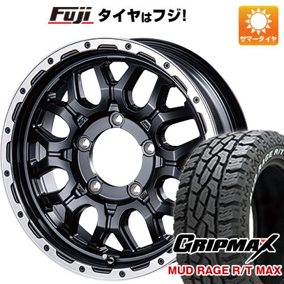 【新品】ジムニー 夏タイヤ ホイール４本セット 175/80R16 グリップマックス マッドレイジR/T MAX RWL(限定) インターミラノ MUD BAHN XR 800M 16インチ :fuji 16701 128043 43256 43256:フジ スペシャルセレクション