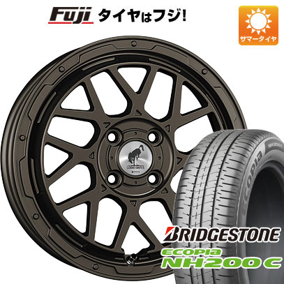 【新品 軽自動車】N-BOX タント 夏タイヤ ホイール4本セット 165/55R15 ブリヂストン エコピア NH200 C スーパースター ロディオドライブ 8M MONO 15インチ｜fujidesignfurniture