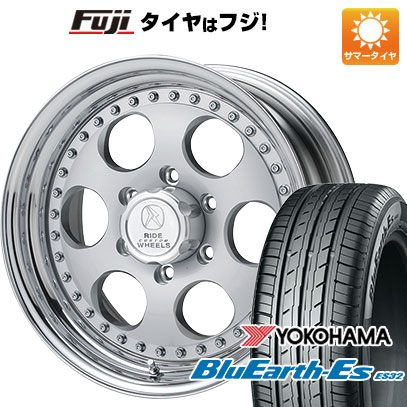【新品国産車用 5穴114.3車】 夏タイヤ ホイール4本セット 215/65R16 ヨコハマ ブルーアース ES32 エルフォード ブラッドストック 3P 16インチ