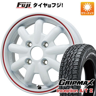 新品 ハスラー デリカミニ(4WD) サマータイヤ ホイール4本セット 165/60R15 GRIPMAX インセプション A/TII RWL ストレンジャーKST 9改 15インチ :fuji 21761 142325 42828 42828:フジ スペシャルセレクション