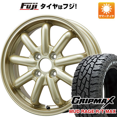 【新品 軽自動車】夏タイヤ ホイール4本セット 165/60R15 グリップマックス マッドレイジR/T MAX RWL(限定) ブランドルライン ストレンジャーKST 9改 15インチ :fuji 15741 142322 32787 32787:フジ スペシャルセレクション