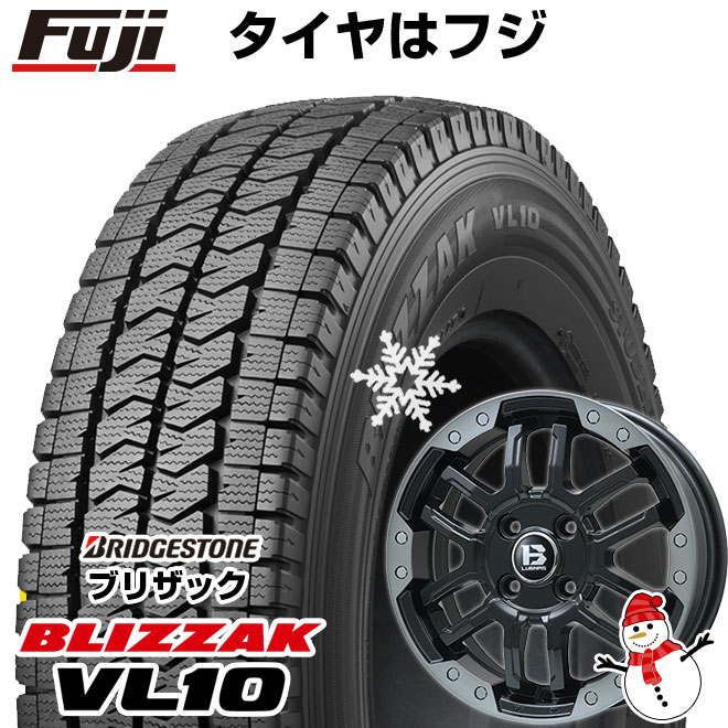 ブリザック VL10 - 【新品 軽自動車】軽虎 軽ヴァン スタッドレスタイヤ 車輪4本仕掛ける 145/80R12 80/78N ブリヂストン ビッグウエイ B-LUGNAS FRD 12in タイヤ、ホイール-冬タイヤ、ホイールセット