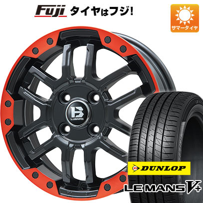 【新品国産4穴100車】 夏タイヤ ホイール4本セット 185/60R16 ダンロップ ルマン V+(ファイブプラス) ビッグウエイ B LUGNAS FRD 16インチ :fuji 13442 137788 40661 40661:フジ スペシャルセレクション