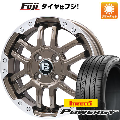 【新品国産5穴114.3車】 夏タイヤ ホイール4本セット 215/65R16 ピレリ パワジー ビッグウエイ B LUGNAS FRD(ブロンズ/リムポリッシュ) 16インチ :fuji 1310 137785 36998 36998:フジ スペシャルセレクション