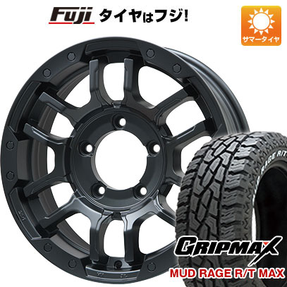 【新品】ジムニーシエラ 夏タイヤ ホイール4本セット 225/70R16 グリップマックス マッドレイジR/T MAX RWL(限定) ビッグウエイ B LUGNAS FRD 16インチ :fuji 16701 137766 33239 33239:フジ スペシャルセレクション