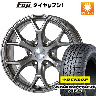 【新品国産6穴139.7車】 夏タイヤ ホイール4本セット 265/65R17 ダンロップ グラントレック AT5 ジャオス トライブクロウ 17インチ :fuji 11822 91838 32862 32862:フジ スペシャルセレクション