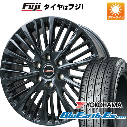 【新品国産5穴114.3車】 夏タイヤ ホイール４本セット 215/40R18 ヨコハマ ブルーアース ES32 プレミックス MER X(マットブラック) 18インチ :fuji 1129 145891 35464 35464:フジ スペシャルセレクション