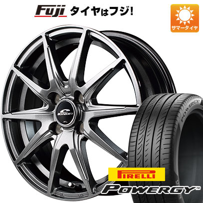 【新品国産4穴100車】 夏タイヤ ホイール4本セット 185/65R15 ピレリ パワジー MID シュナイダー SLS 15インチ :fuji 1921 144291 37006 37006:フジ スペシャルセレクション