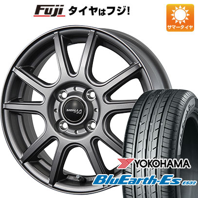 【新品国産4穴100車】 夏タイヤ ホイール4本セット 185/55R15 ヨコハマ ブルーアース ES32 TOPY シビラ NEXT PX 15インチ｜fujidesignfurniture