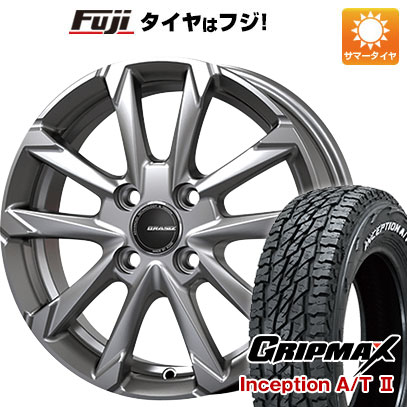 【新品 軽自動車】タフト ソリオ サマータイヤ ホイール4本セット 165/65R15 GRIPMAX インセプション A/TII RWL(限定) コーセイ クレイシズ GC36F 15インチ :fuji 21761 145095 42829 42829:フジ スペシャルセレクション