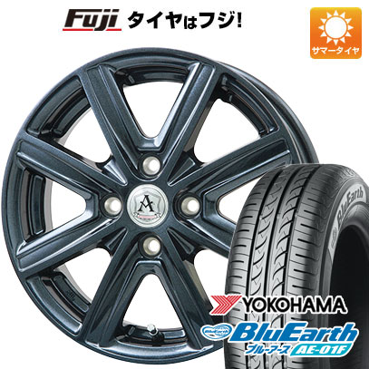 【新品国産4穴100車】 夏タイヤ ホイール4本セット 185/55R16 ヨコハマ ブルーアース AE-01F テクノピア アフロディーテ MZ 16インチ