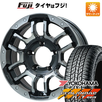 【新品】ジムニーシエラ 夏タイヤ ホイール4本セット 215/75R15 ヨコハマ ジオランダー A/T G015 OWL/RBL ビッグウエイ B LUGNAS FRD 15インチ :fuji 21161 137763 22888 22888:フジ スペシャルセレクション