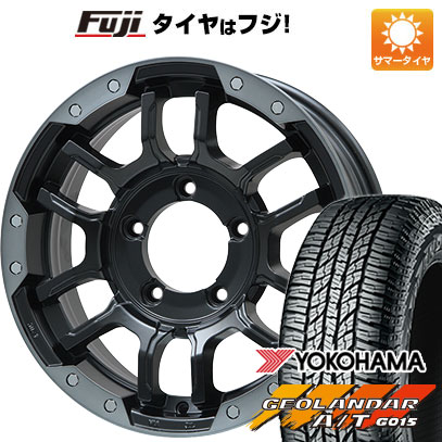 【新品】ジムニー 夏タイヤ ホイール4本セット 175/80R16 ヨコハマ ジオランダー A/T G015 RBL ビッグウエイ B LUGNAS FRD 16インチ :fuji 16701 137767 23764 23764:フジ スペシャルセレクション