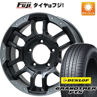 【新品】ジムニー 夏タイヤ ホイール4本セット 175/80R16 ダンロップ グラントレック PT5 ビッグウエイ B LUGNAS FRD 16インチ :fuji 16701 137767 40811 40811:フジ スペシャルセレクション