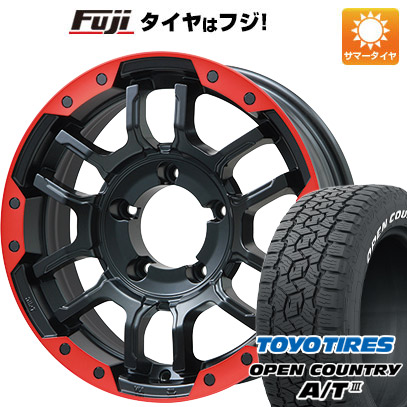 【新品】ジムニー 夏タイヤ ホイール４本セット 175/80R16 トーヨー オープンカントリー A/T III RWL/RBL ビッグウエイ B LUGNAS FRD 16インチ :fuji 16701 137768 42835 42835:フジ スペシャルセレクション