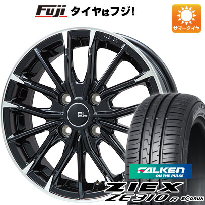 【新品国産車用 4穴100車】 夏タイヤ ホイール４本セット 175/65R15 ファルケン ジークス ZE310R エコラン(限定) ブランドルライン DF-10M 15インチ
