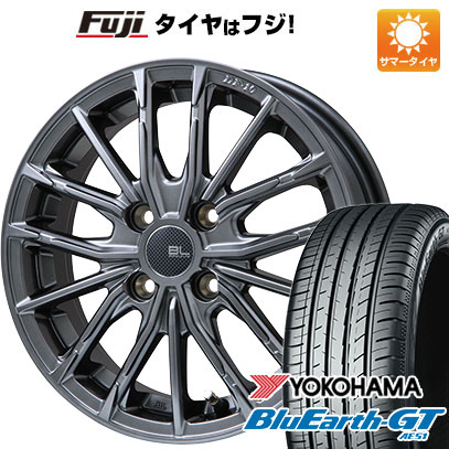 【新品国産4穴100車】 夏タイヤ ホイール4本セット 195/55R15 ヨコハマ ブルーアース GT AE51 BRANDLE LINE DF 10M ハイパーグレー 15インチ :fuji 1848 144610 33215 33215:フジ スペシャルセレクション