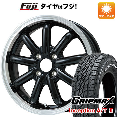 新品 ハスラー デリカミニ(4WD) 夏タイヤ ホイール４本セット 165/60R15 グリップマックス インセプション A/TII RWL(限定) ストレンジャーKST 9改 15インチ :fuji 21761 146258 42828 42828:フジ スペシャルセレクション