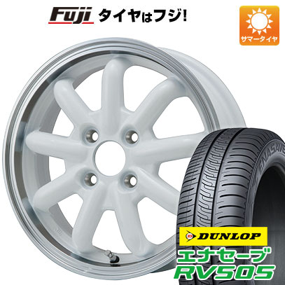 【新品 軽自動車】N-BOX タント ワゴンR 夏タイヤ ホイール4本セット 155/65R14 ダンロップ エナセーブ RV505 ブランドルライン ストレンジャーKST-9改 14インチ