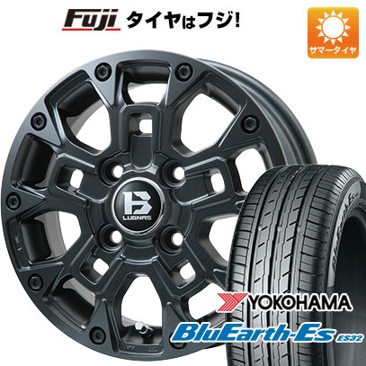 【新品 軽自動車】N BOX タント ワゴンR 夏タイヤ ホイール4本セット 155/65R14 ヨコハマ ブルーアース ES32 ビッグウエイ B LUGNAS BRD 14インチ :fuji 21721 146639 35543 35543:フジ スペシャルセレクション