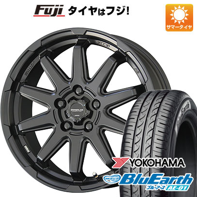 夏タイヤ ホイール4本セット 165/55R14 ヨコハマ ブルーアース AE-01 共豊 サーキュラー C10S 14インチ