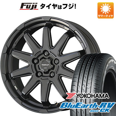 【パンク保証付】【新品 軽自動車】エブリイワゴン 夏タイヤ ホイール4本セット 165/60R14 ヨコハマ ブルーアース RV-03CK 共豊 サーキュラー C10S 14インチ