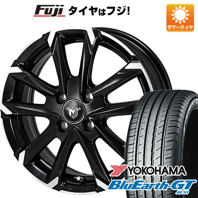 【新品国産4穴100車】 夏タイヤ ホイール4本セット 185/60R15 ヨコハマ ブルーアース GT AE51 MONZA JPスタイル MJ V 15インチ :fuji 1901 145989 28575 28575:フジ スペシャルセレクション