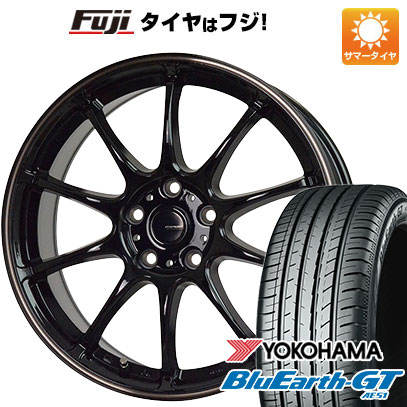 【新品国産5穴100車】 夏タイヤ ホイール4本セット 215/45R17 ヨコハマ ブルーアース GT AE51 ホットスタッフ ジースピード P 07 17インチ :fuji 1674 146557 28547 28547:フジ スペシャルセレクション