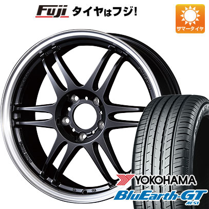 【新品国産5穴114.3車】 夏タイヤ ホイール4本セット 215/50R17 ヨコハマ ブルーアース GT AE51 コーセイ K 1レーシング レヴ 17インチ :fuji 1842 125463 28552 28552:フジ スペシャルセレクション