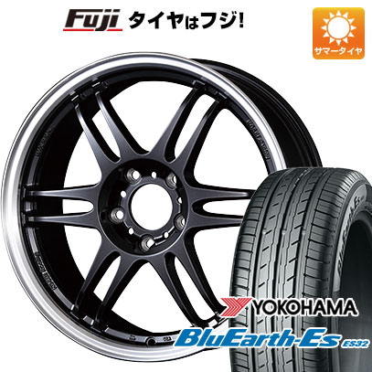 【新品国産5穴100車】 夏タイヤ ホイール4本セット 215/45R17 ヨコハマ ブルーアース ES32 コーセイ K 1レーシング レヴ 17インチ :fuji 1674 125463 35475 35475:フジ スペシャルセレクション