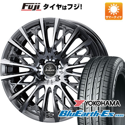 【新品】ライズ/ロッキー（ガソリン） 夏タイヤ ホイール4本セット 195/65R16 ヨコハマ ブルーアース ES32 ウェッズ クレンツェ シュリット 855EVO 16インチ :fuji 21101 145797 35500 35500:フジ スペシャルセレクション