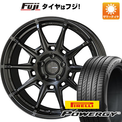 【新品国産5穴114.3車】 夏タイヤ ホイール4本セット 225/40R18 ピレリ パワジー 共豊 ガレルナ レフィーノ 18インチ :fuji 1131 146002 36964 36964:フジ スペシャルセレクション