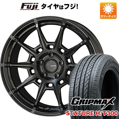 【新品国産5穴114.3車】 夏タイヤ ホイール4本セット 235/55R18 グリップマックス スタチャー H/T300 BSW（限定） 共豊 ガレルナ レフィーノ 18インチ :fuji 1303 146002 40205 40205:フジ スペシャルセレクション