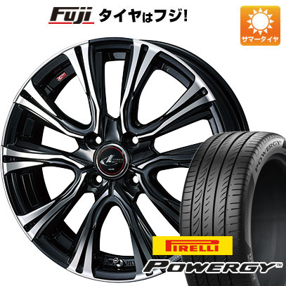 【新品国産4穴100車】 夏タイヤ ホイール4本セット 205/45R17 ピレリ パワジー ウェッズ レオニス VR 17インチ :fuji 1669 145641 36986 36986:フジ スペシャルセレクション