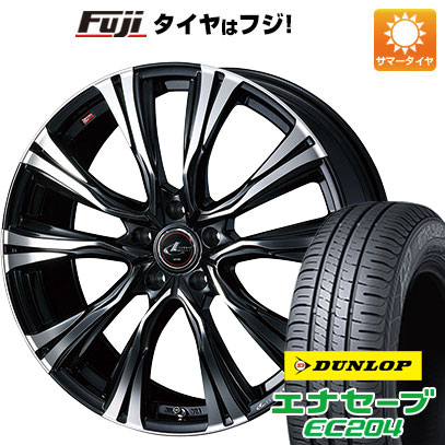 【新品国産5穴114.3車】 夏タイヤ ホイール4本セット 225/50R18 ダンロップ エナセーブ EC204 ウェッズ レオニス VR 18インチ :fuji 1301 145644 25554 25554:フジ スペシャルセレクション