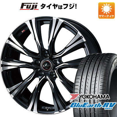 【パンク保証付】【新品国産5穴114.3車】 夏タイヤ ホイール4本セット 225/55R18 ヨコハマ ブルーアース RV 03 ウェッズ レオニス VR 18インチ :fuji 1321 145644 36870 36870:フジ スペシャルセレクション