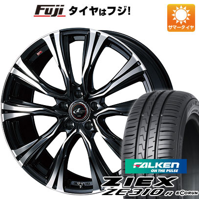 ZIEX 【新品国産車用 5穴100車】 夏タイヤ ホイール4本セット 205