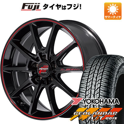 【新品国産5穴114.3車】 夏タイヤ ホイール4本セット 215/60R17 ヨコハマ ジオランダー A/T G015 RBL MID RMP レーシング R25 PLUS 17インチ :fuji 1843 146241 23762 23762:フジ スペシャルセレクション