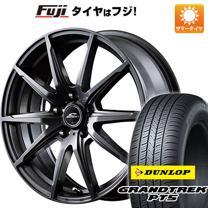 【新品国産5穴114.3車】 夏タイヤ ホイール4本セット 225/55R18 ダンロップ グラントレック PT5 MID シュナイダー SLS 18インチ :fuji 1321 144296 40818 40818:フジ スペシャルセレクション