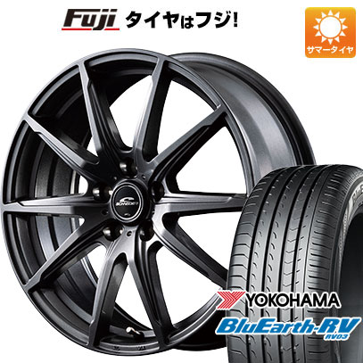 【パンク保証付】【新品国産5穴114.3車】 夏タイヤ ホイール4本セット 225/55R17 ヨコハマ ブルーアース RV 03 MID シュナイダー SLS 17インチ :fuji 1861 144295 36877 36877:フジ スペシャルセレクション