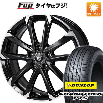 【新品国産5穴114.3車】 夏タイヤ ホイール4本セット 215/65R16 ダンロップ グラントレック PT5 モンツァ JPスタイル MJ V 16インチ :fuji 1310 145992 40814 40814:フジ スペシャルセレクション