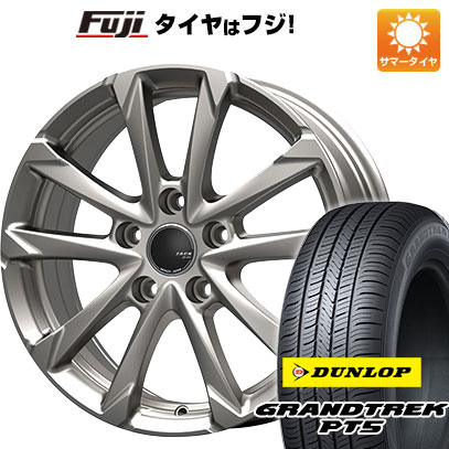 【新品国産5穴114.3車】 夏タイヤ ホイール4本セット 215/65R16 ダンロップ グラントレック PT5 モンツァ ZACK JP 325 16インチ :fuji 1310 151512 40814 40814:フジ スペシャルセレクション