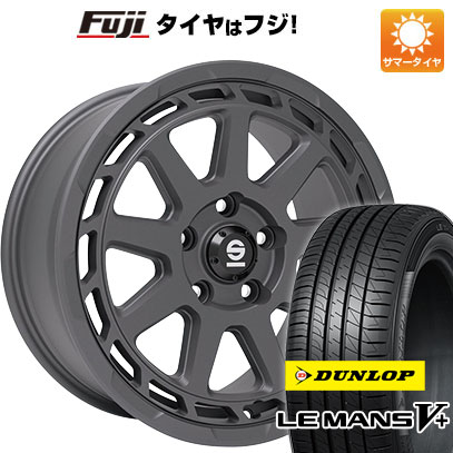 【新品国産5穴114.3車】 夏タイヤ ホイール４本セット 235/40R18 ダンロップ ルマン V+(ファイブプラス) OZ SPARCO グラベル 18インチ :fuji 15681 146024 40705 40705:フジ スペシャルセレクション