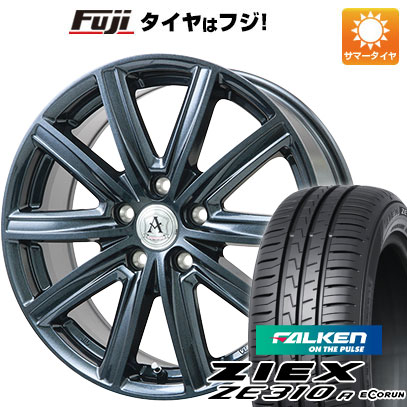 【新品国産5穴114.3車】 夏タイヤ ホイール4本セット 225/55R17 ファルケン ジークス ZE310R エコラン（限定） テクノピア アフロディーテ MZ 17インチ｜fujidesignfurniture