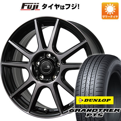 【新品国産5穴114.3車】 夏タイヤ ホイール4本セット 215/65R16 ダンロップ グラントレック PT5 トピー セレブロ PFX 16インチ :fuji 1310 138797 40814 40814:フジ スペシャルセレクション