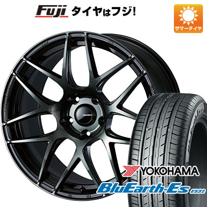 【新品】60系プリウス 夏タイヤ ホイール４本セット 195/60R17 ヨコハマ ブルーアース ES32 ウェッズ ウェッズスポーツ SA 27R 17インチ :fuji 28301 145599 35483 35483:フジ スペシャルセレクション